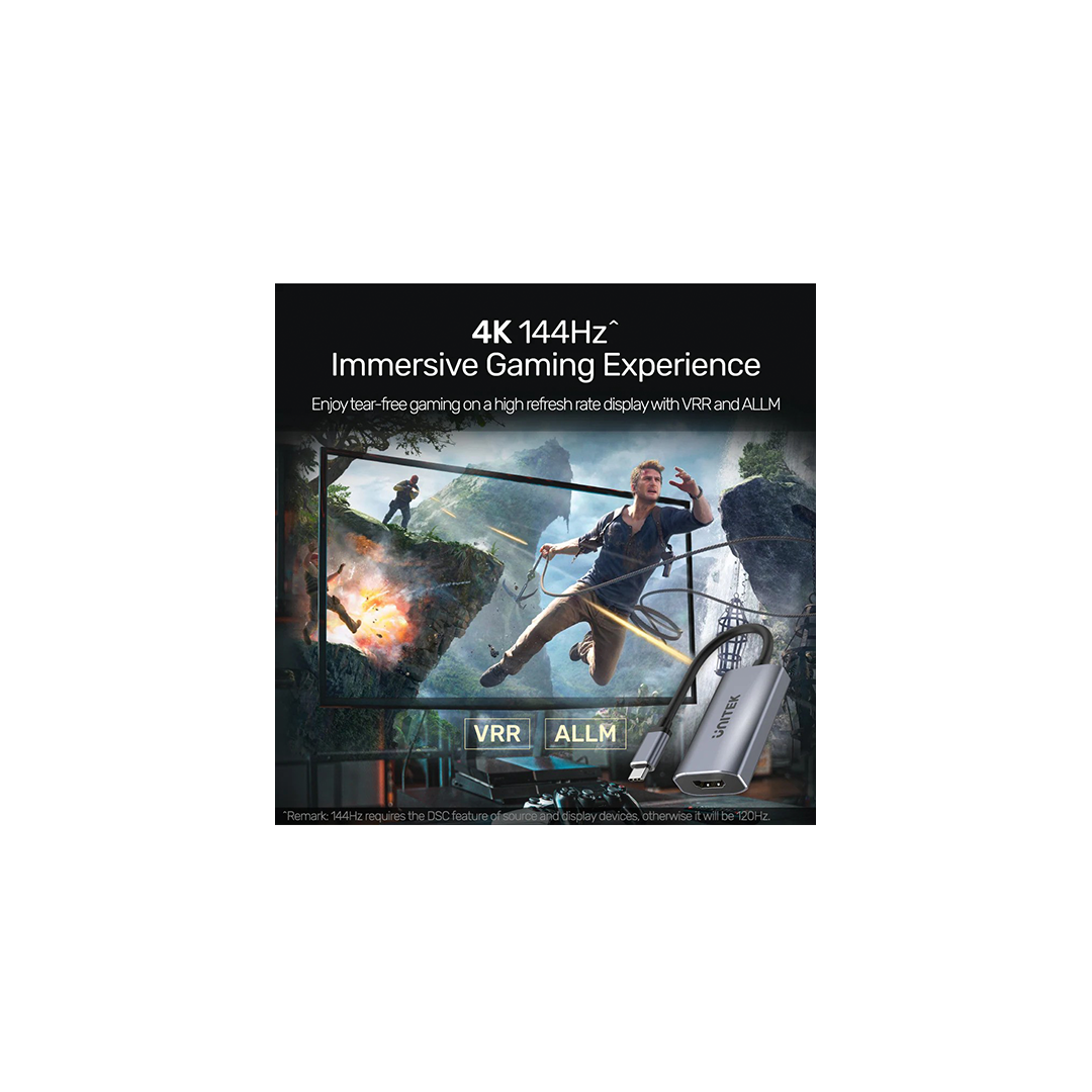 Unitek V1414A 8K USB-C to HDMI 2.1 Adapter Unitek V1414A 8K USB-C to HDMI 2.1 Adapter